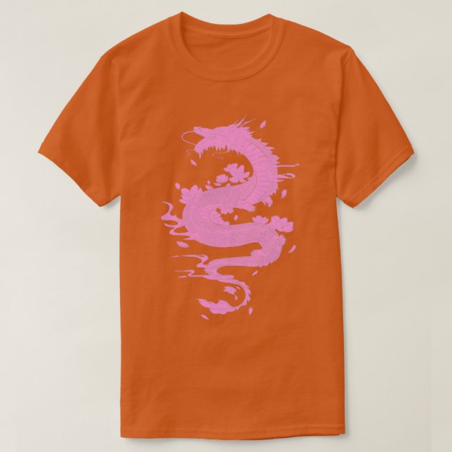 Camiseta Dragón japonés13 (Diseño del anverso)