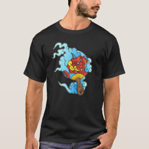 Camiseta Dragón japonés al estilo asiático Demonio Irezumi 
