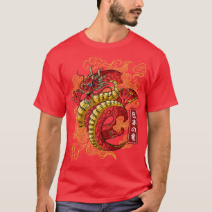 Camiseta Dragón japonés anima dragones japoneses de tokyo t