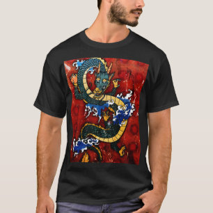 Camiseta Dragón japonés - Buena fortuna