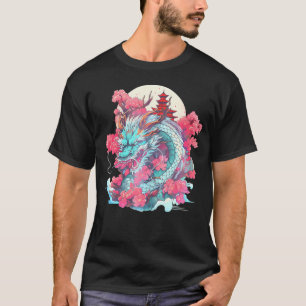 Camiseta Dragón japonés de 80 inspirado en Asia