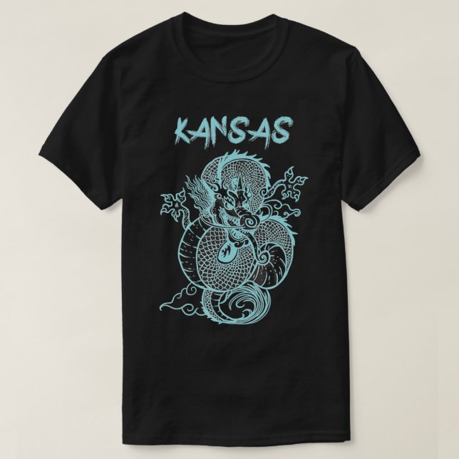 Camiseta Dragón japonés de Kansas (Diseño del anverso)