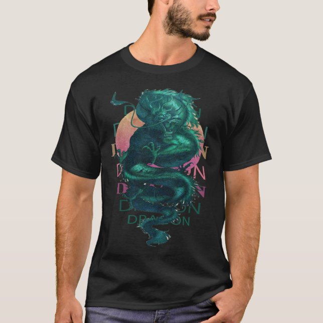 Camiseta Dragón japonés de Tokio (Anverso)