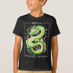 Camiseta Dragón japonés Tokio Japón años 80 Ani mítico asiá