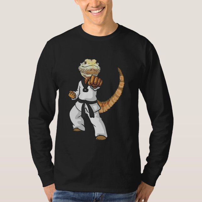 Camiseta Dragon Karate Samurai Ninja Lizard R (Anverso)