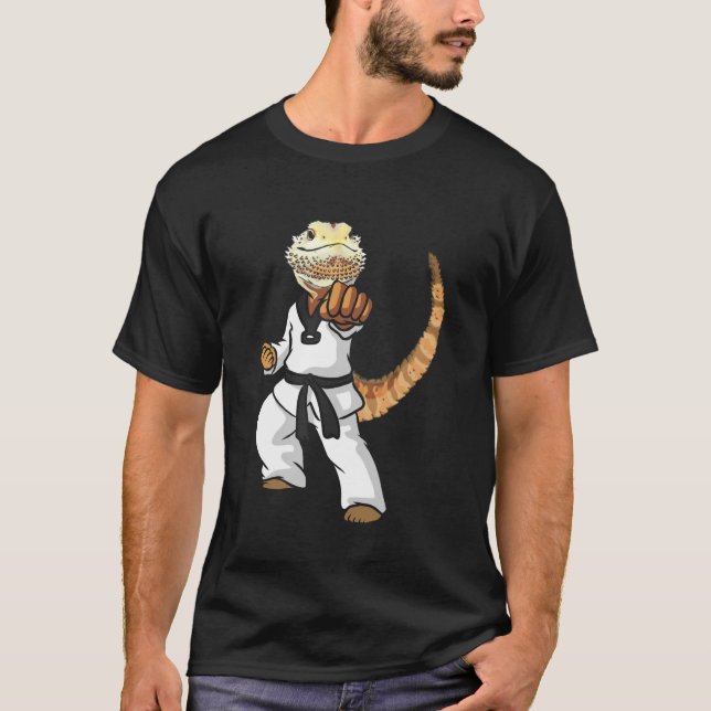 Camiseta Dragon Karate Samurai Ninja Lizard R (Anverso)