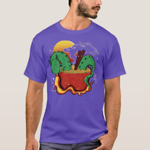 Camiseta Dragón Kawaii de Fideos Calientes por Tobe Fonseca