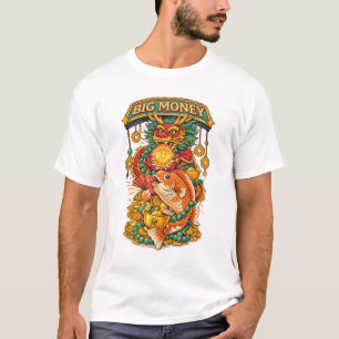Camiseta Dragón Koi de la Prosperidad