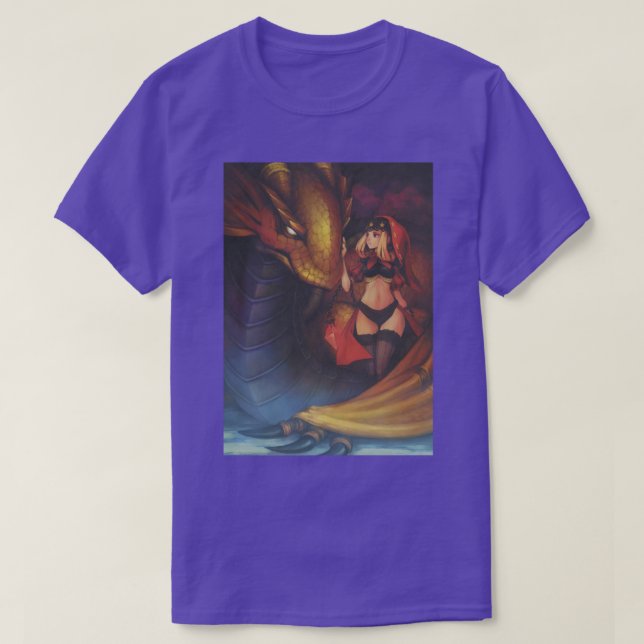 Camiseta Dragon Lady DnD (Diseño del anverso)