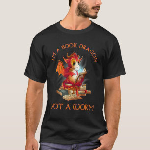 Camiseta Dragon Leer Libros Biblioteca Libros Librería Drag