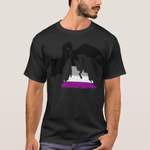 Camiseta Dragón LGBT Apoyo al mes del orgullo gay asexual T