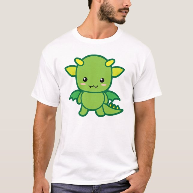 Camiseta Dragón lindo (Anverso)