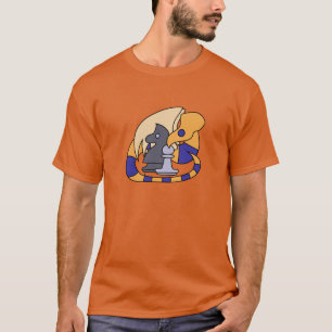 Camiseta Dragón lindo a rayas enrollado alrededor de piezas