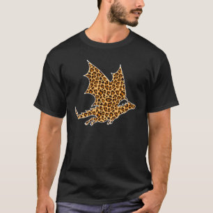 Camiseta Dragon Mascota Animal Imprimir Leopardo Chicas Muj