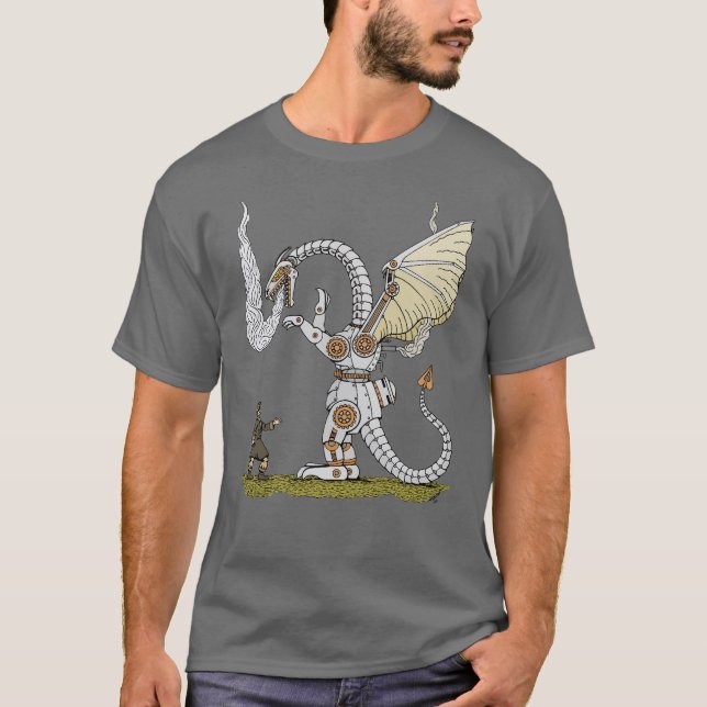 Camiseta Dragón Mecánico (Anverso)