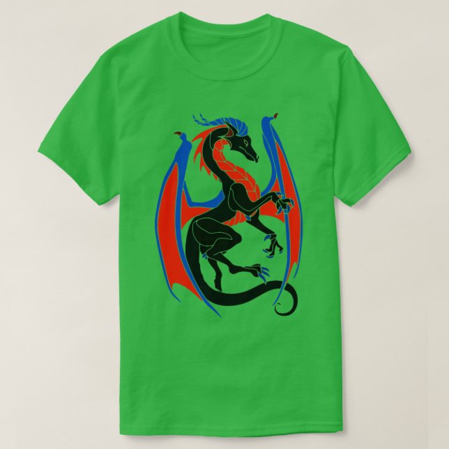 Camiseta Dragón medieval (Diseño del anverso)