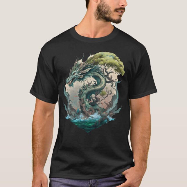 Camiseta Dragón mitológico (Anverso)