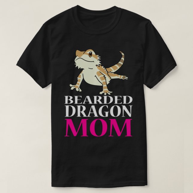 Camiseta DRAGON MOM Mascota dueños Lizard Gift (Diseño del anverso)