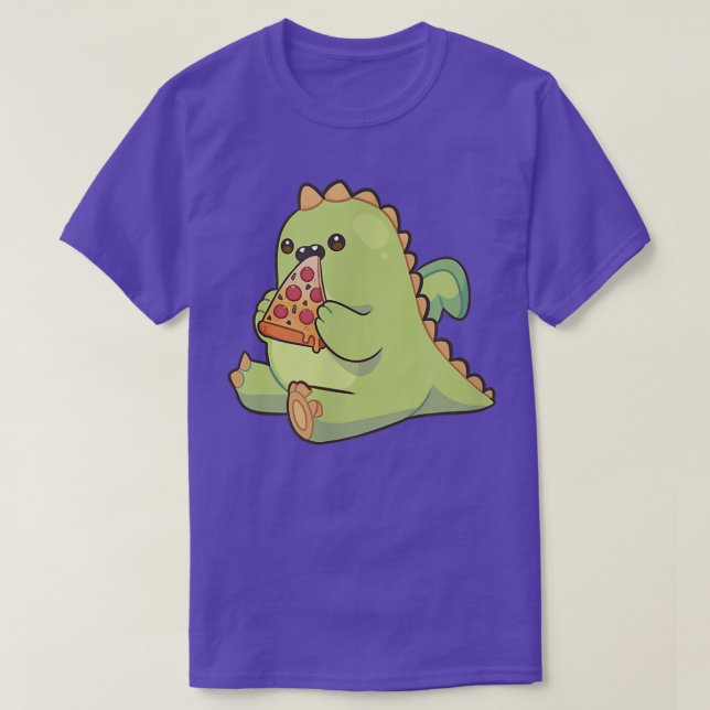 Camiseta Dragon Monster Nom Pizza (Diseño del anverso)