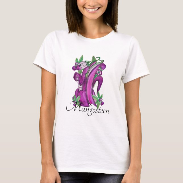 Camiseta Dragón morado brillante (Anverso)