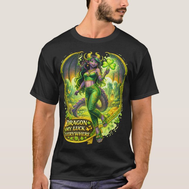 Camiseta Dragon My Luck Everywhere (Anverso)
