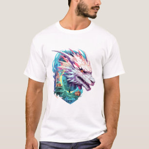 Camiseta Dragon Mythical Animal Wild Creature Beauty Giant