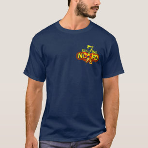 Camiseta dragón, NCFD, 7, MOTOR, Charleston del norte
