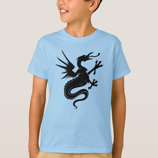 Camiseta Dragón negro (Anverso)
