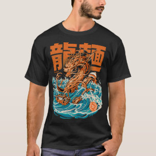 Camiseta Dragón negro del gran Ramón en Kanagawa