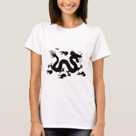 Camiseta DRAGÓN NEGRO superior de tanque de mayor tamaño pa