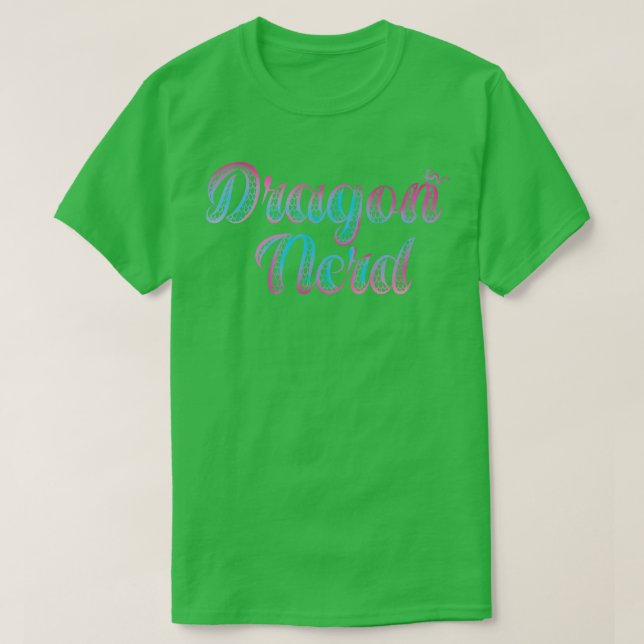 Camiseta Dragon Nerd (Diseño del anverso)