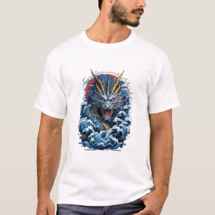 Camiseta Dragón oceánico