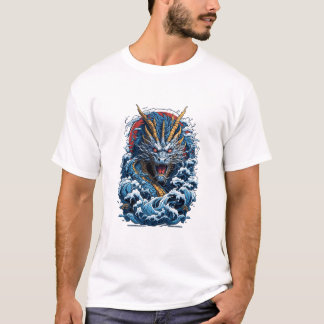 Camiseta Dragón oceánico
