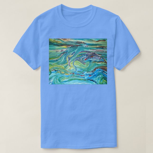 Camiseta Dragón Oculto En Una Tormenta (Diseño del anverso)