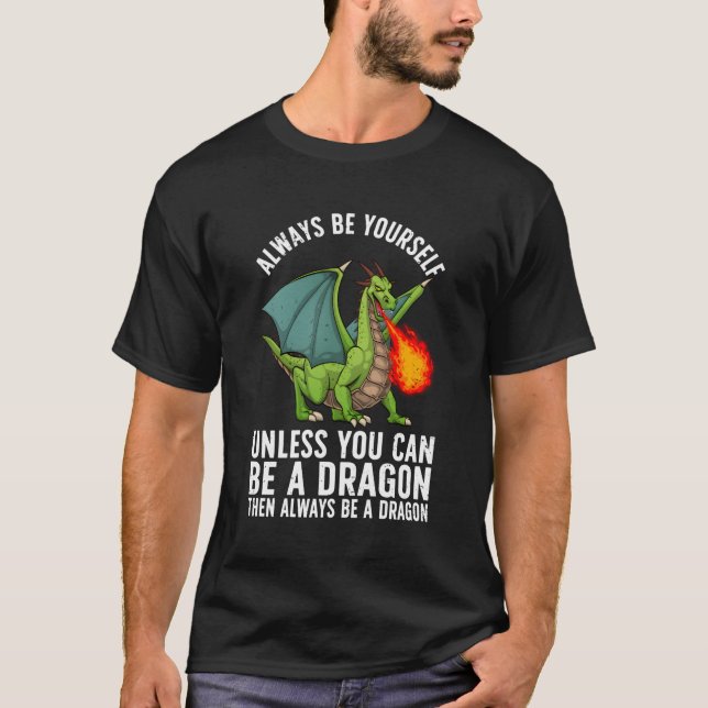 Camiseta Dragón Para Dragón De Fantasía (Anverso)