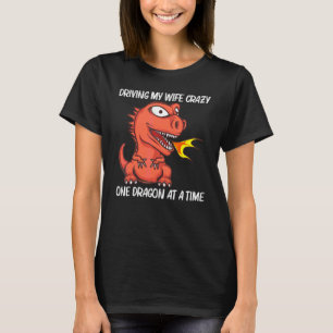 Camiseta Dragón para hombre papá criatura que respira fuego