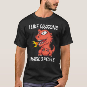 Camiseta Dragón Para Hombres Las Mujeres Incendian La Criat