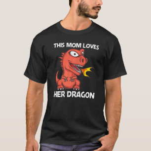 Camiseta Dragón Para La Madre Criatura Respiradora De Fuego