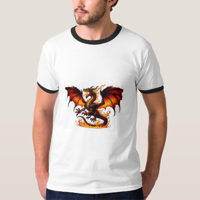Camiseta Dragon para respirar fuego (Anverso)
