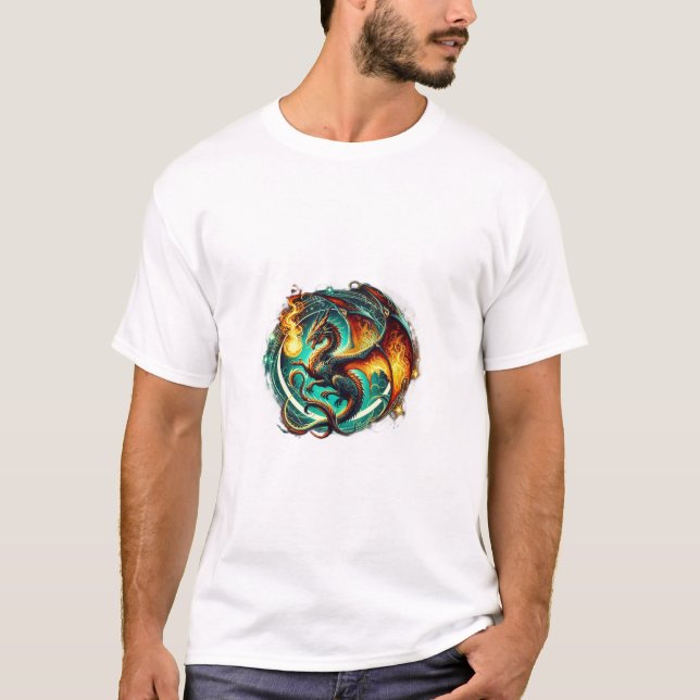 Camiseta Dragon para respirar fuego (Anverso)