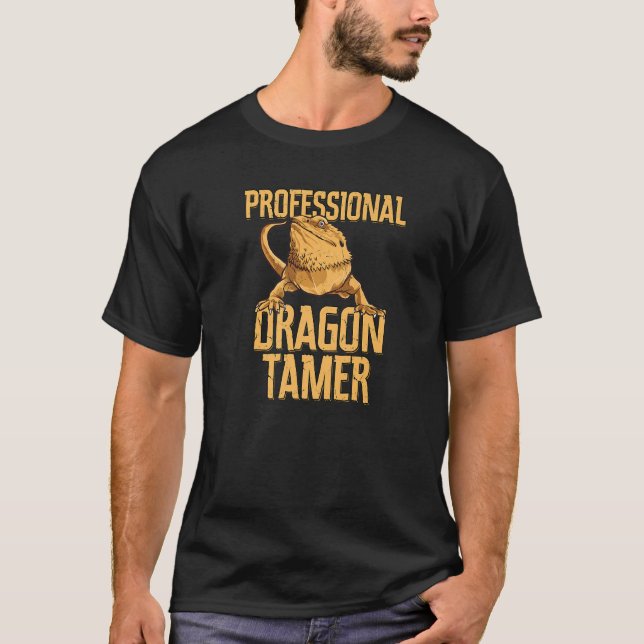 Camiseta Dragón profesional con barba mascota (Anverso)