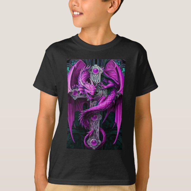 Camiseta Dragón púrpura (Anverso)