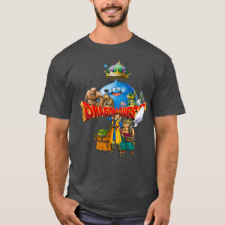 Camiseta Dragon Quest monstruo y héroes