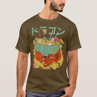 Camiseta Dragon Ramen Anime Noodles Kawaii Japonés Japón S