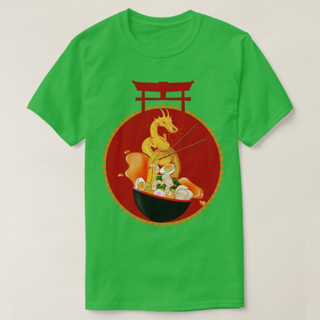 Camiseta Dragon Ramen Bowl (Diseño del anverso)