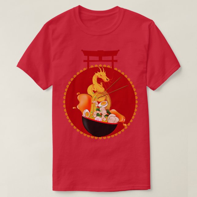 Camiseta Dragon Ramen Bowl (Diseño del anverso)