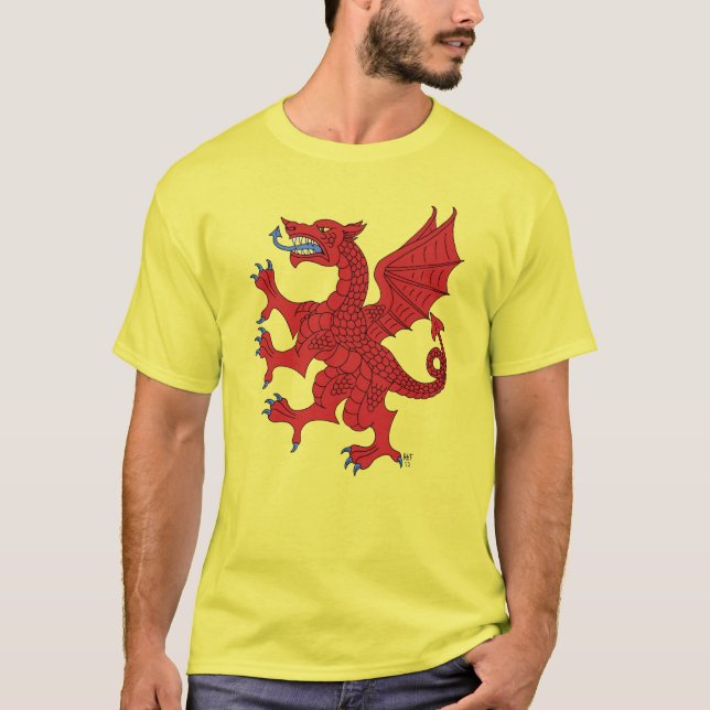 Camiseta Dragon Rampant Gules (Anverso)