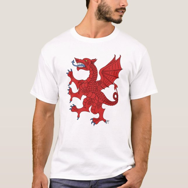 Camiseta Dragon Rampant Gules (Anverso)