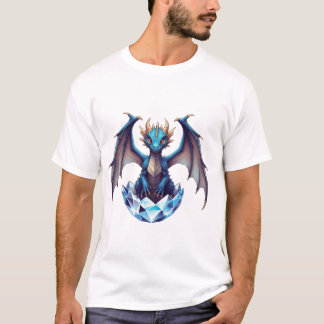 Camiseta Dragón recién nacido emergiendo de huevo 