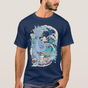 Camiseta Dragón retro japonés de vaporwave - arte japonés 1